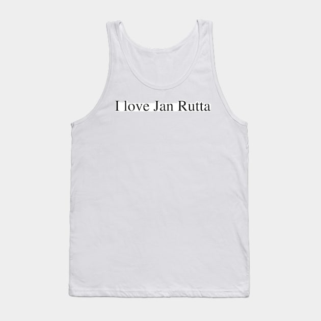 I love Jan Rutta Tank Top by delborg